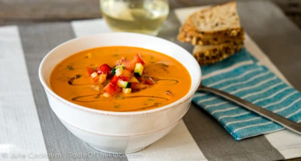 Spanish Summer Soup - Gazpacho Andaluz | Taste OfThe Place