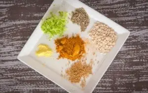 Spices for the Potato Masala or Aloo Masala