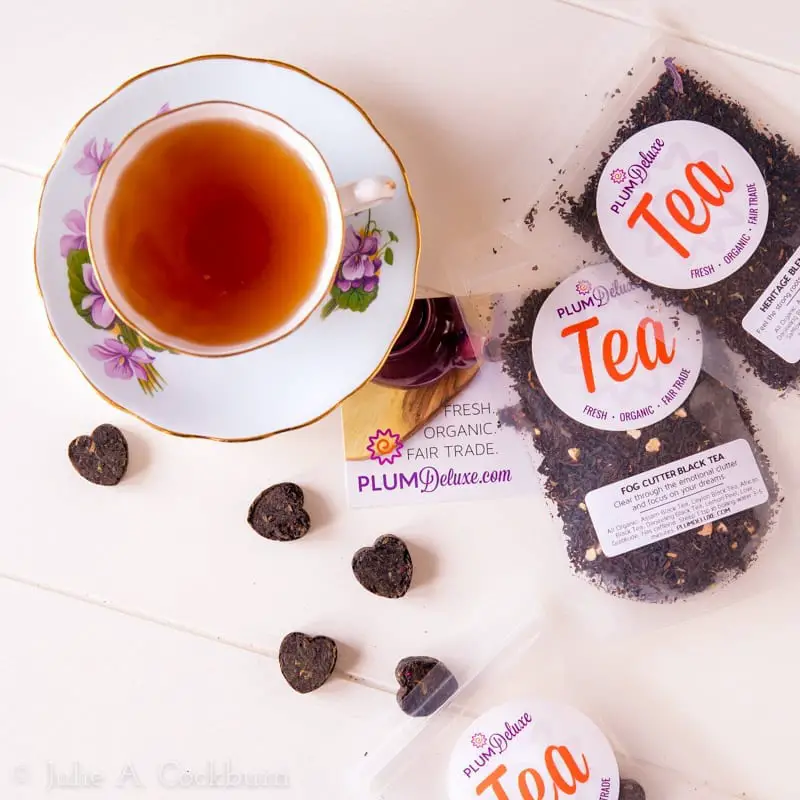 Plum Deluxe teas are a lovely choice for celebrating Mother's Day | TasteOfThePlace.com