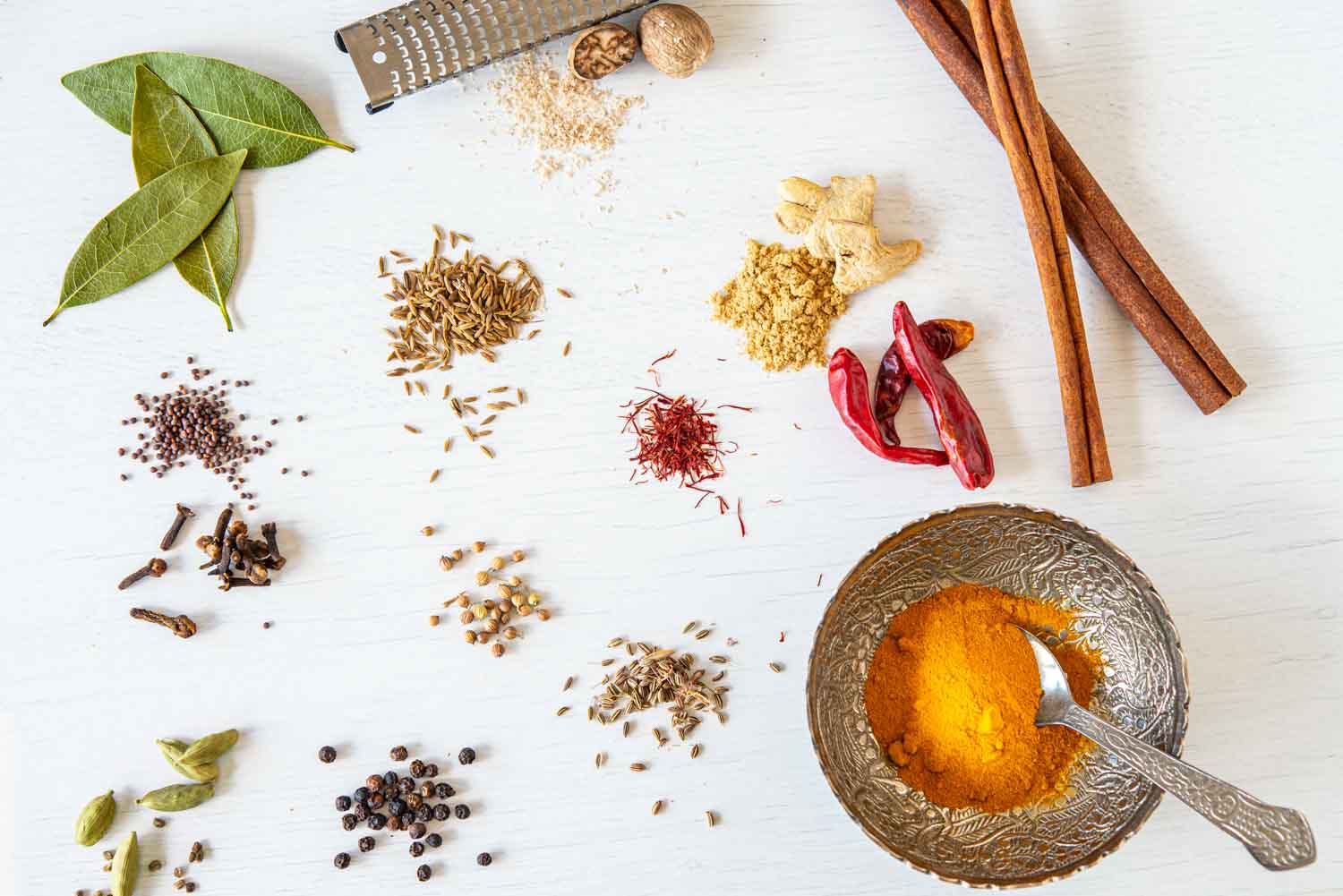 Guide to the 15 most common Indian spices